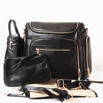 Load image into Gallery viewer, BENET Vegan Leather Diaper Bag - MAZH BabiesBaby BagShop MAZHBENET Vegan Leather Diaper Bag
